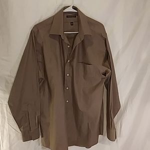 Van Heusen Men's Brown Dress Shirt